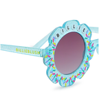 Blue Flower Sunglasses