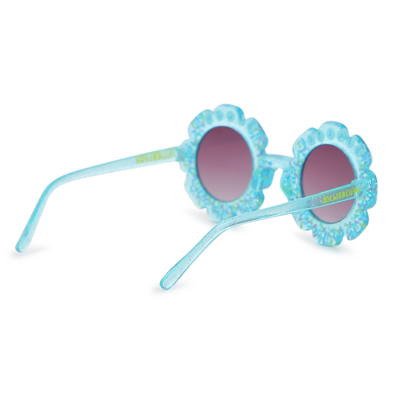 Blue Flower Sunglasses