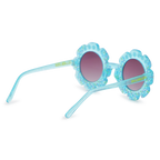 Blue Flower Sunglasses