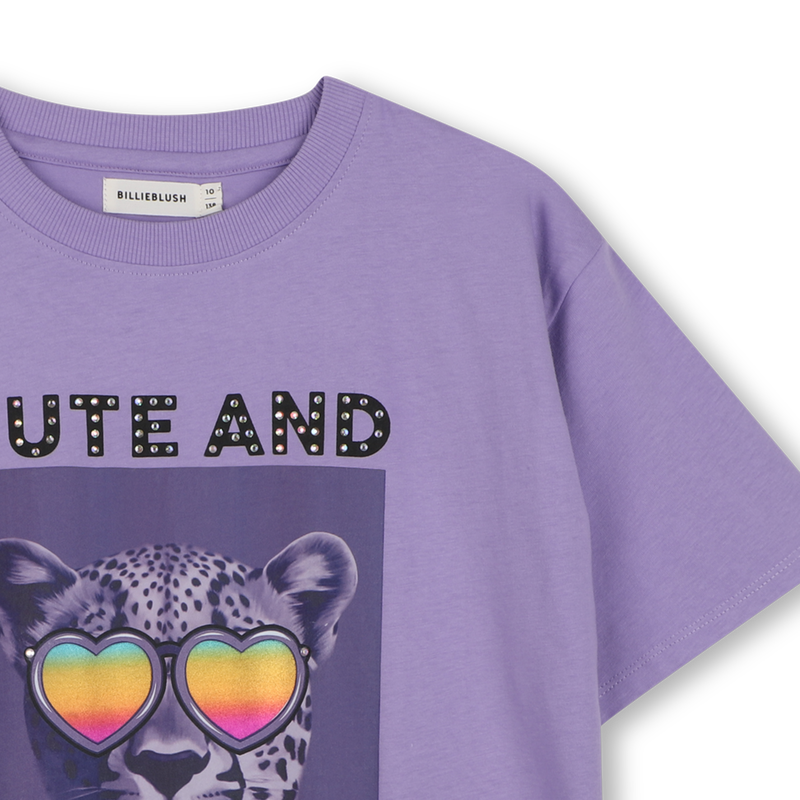 Purple T-Shirt With Print