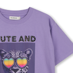 Purple T-Shirt With Print