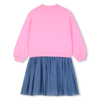 2-in-1 Pink Dress