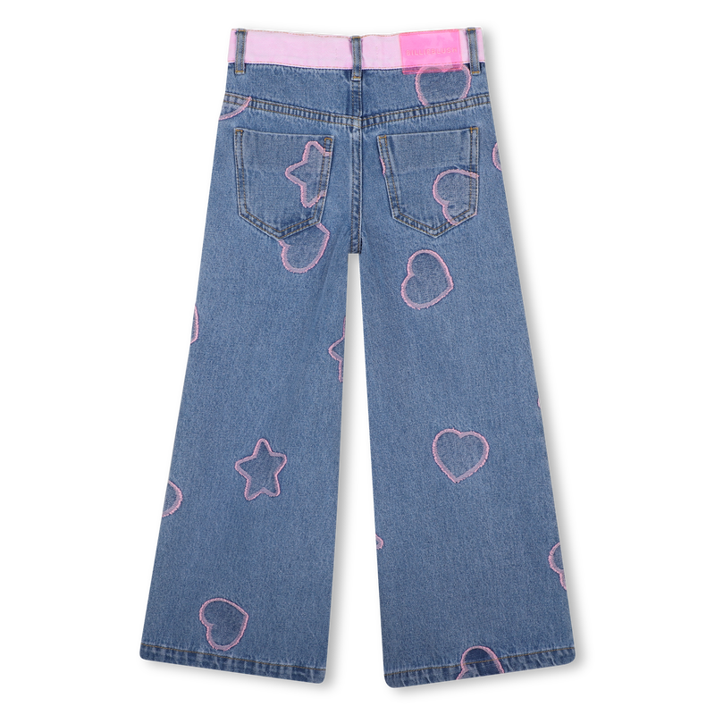 Pink Belt Denim Jeans