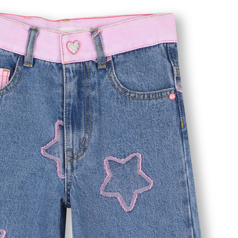 Pink Belt Denim Jeans