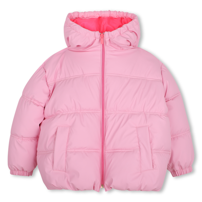 Hooded Down Pink Jacket
