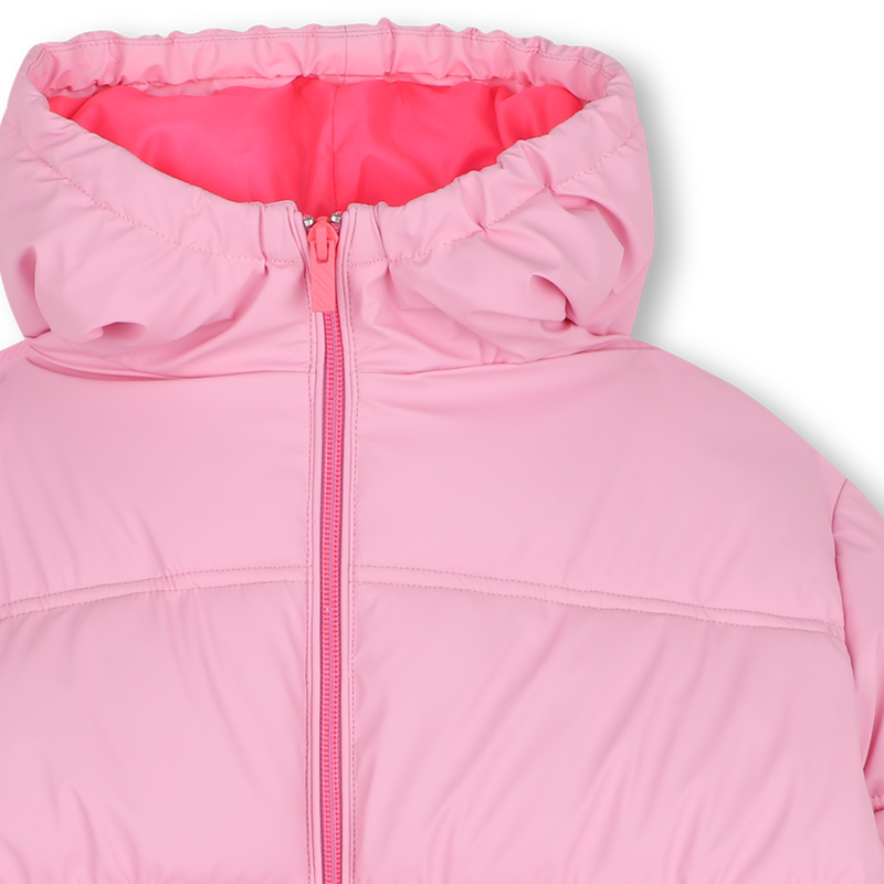 Hooded Down Pink Jacket