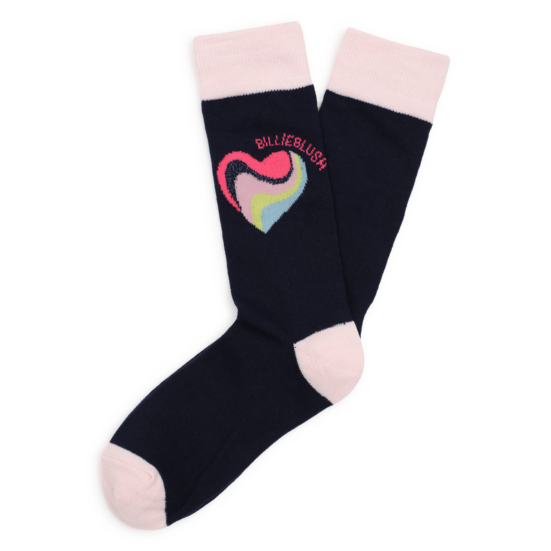 Mid-Calf Navy Socks