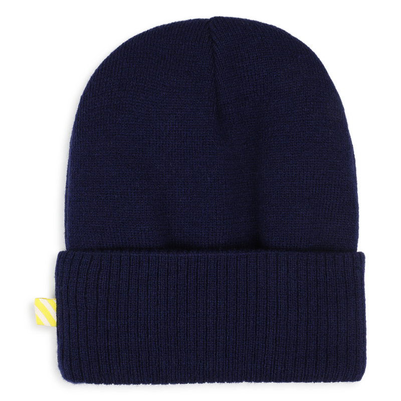 Knitted Patch Beanie
