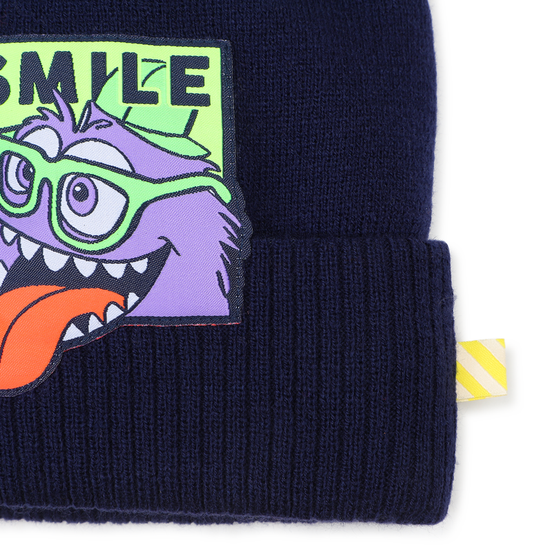 Knitted Patch Beanie