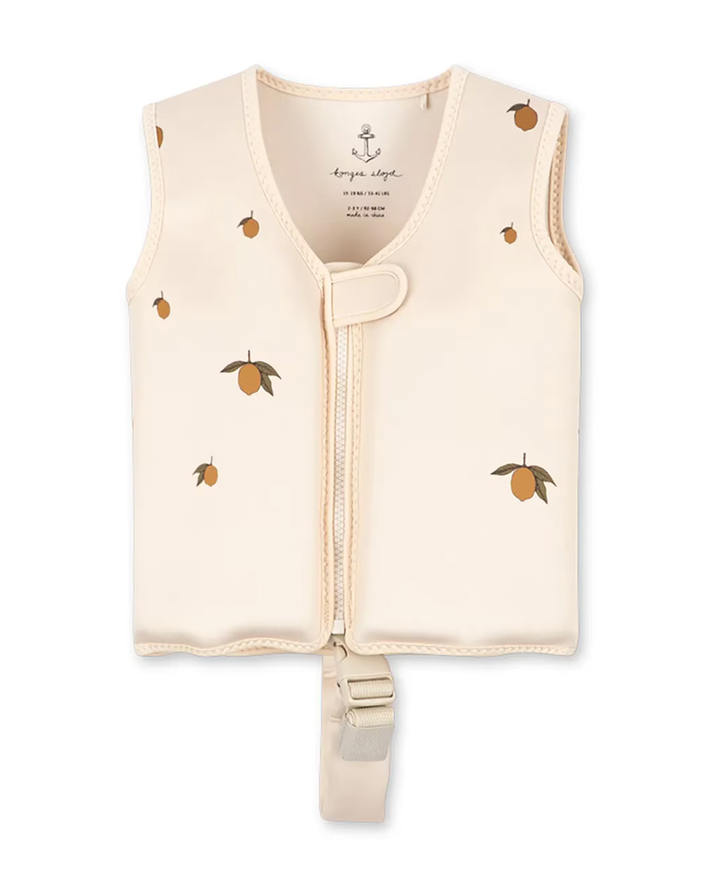 Lemon Print Swimming Vest