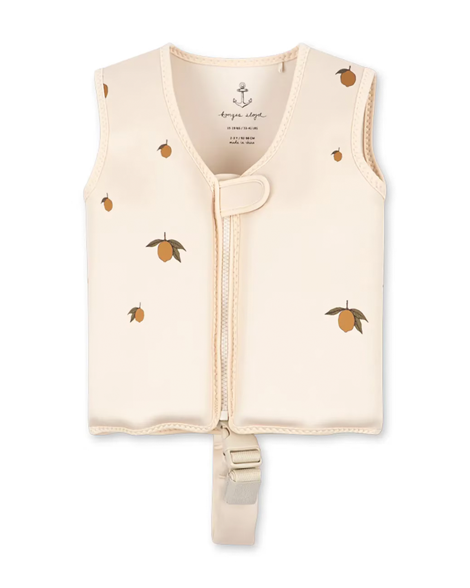 Lemon Print Swimming Vest