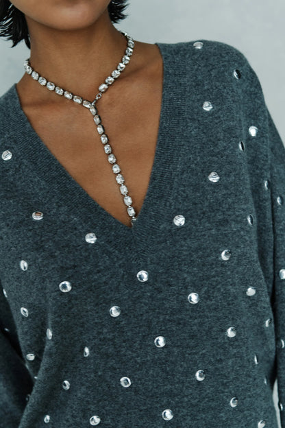 Grey Cashmere Sweater