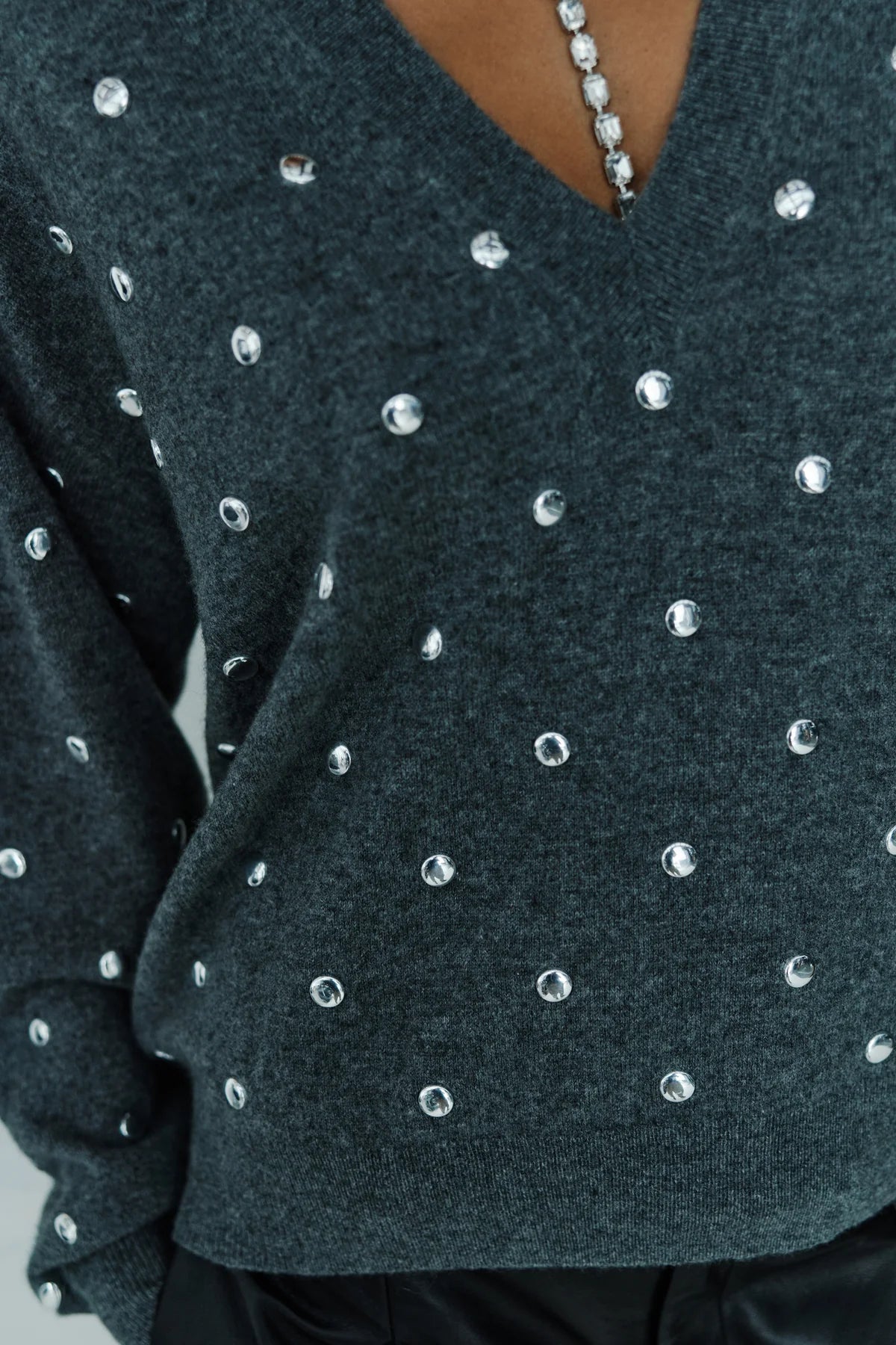 Grey Cashmere Sweater