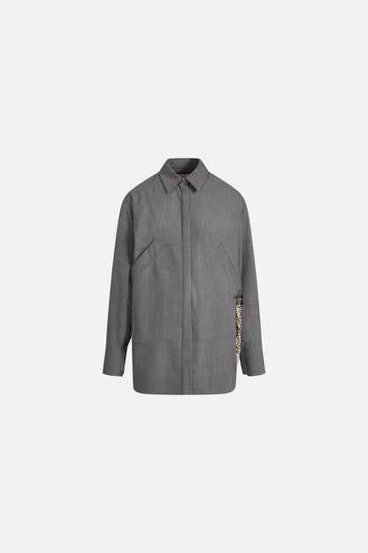Rhinestone Braid Shirt