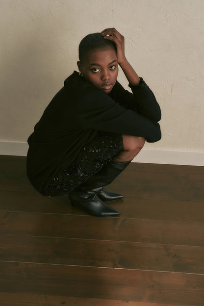 Leya Black Sweater