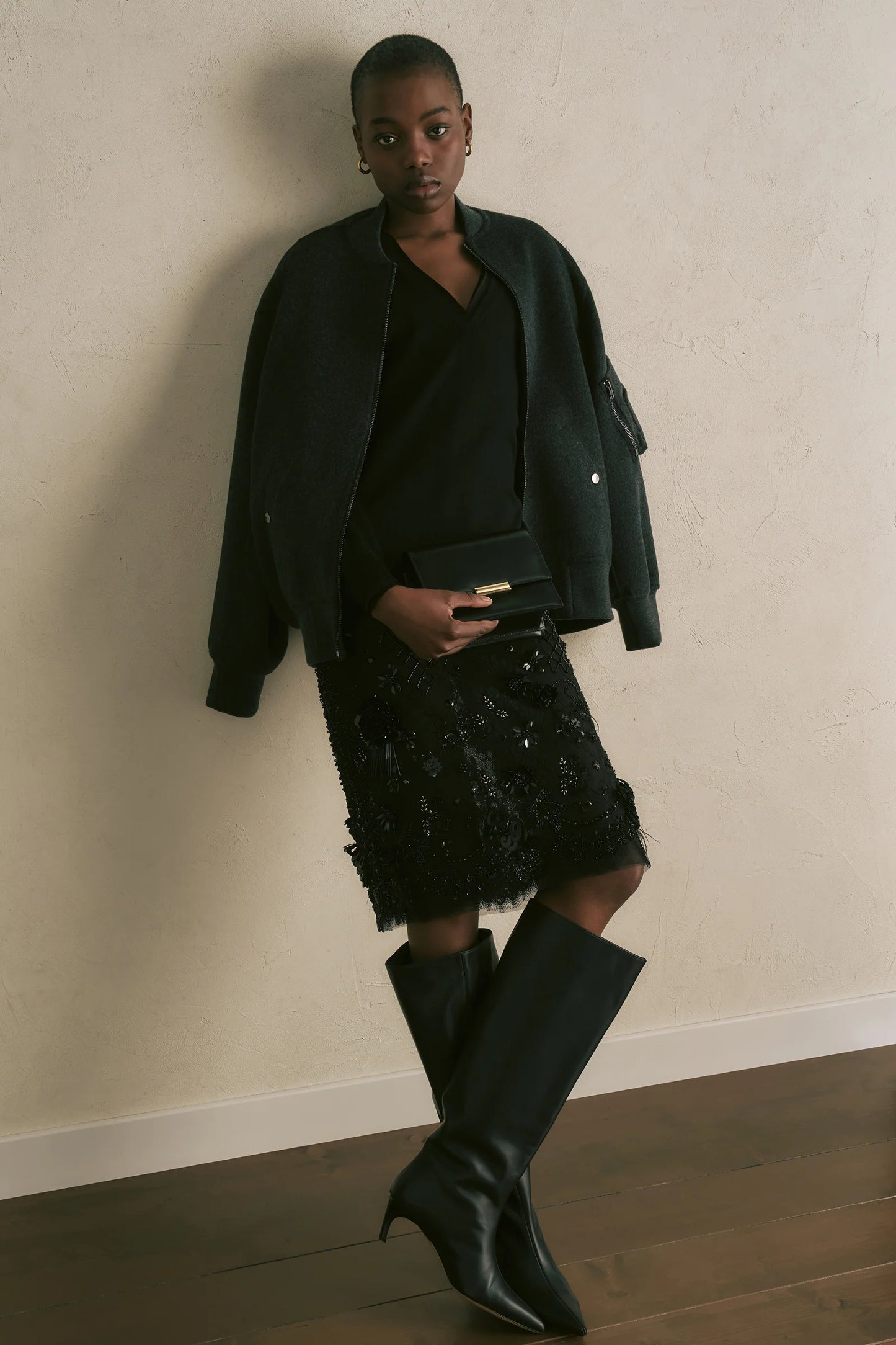 Leya Black Sweater