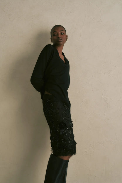 Leya Black Sweater