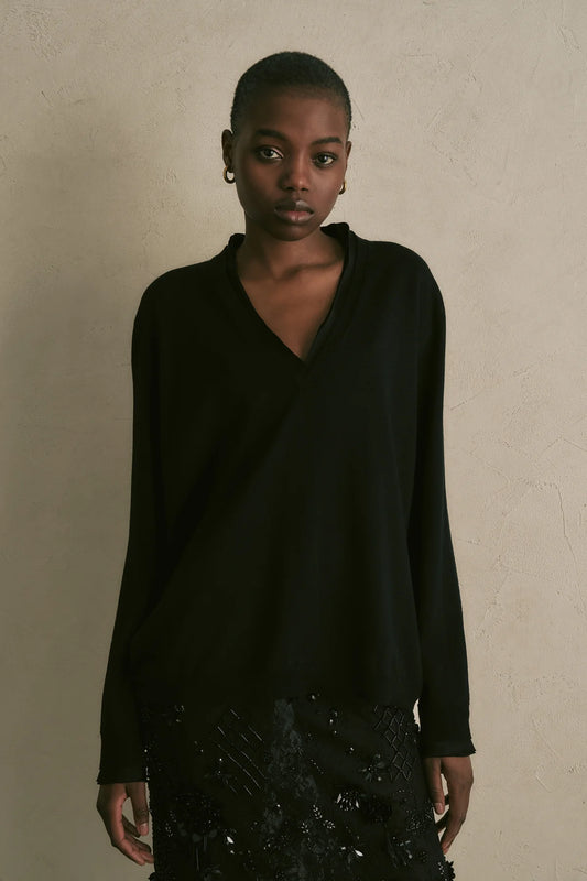 Leya Black Sweater