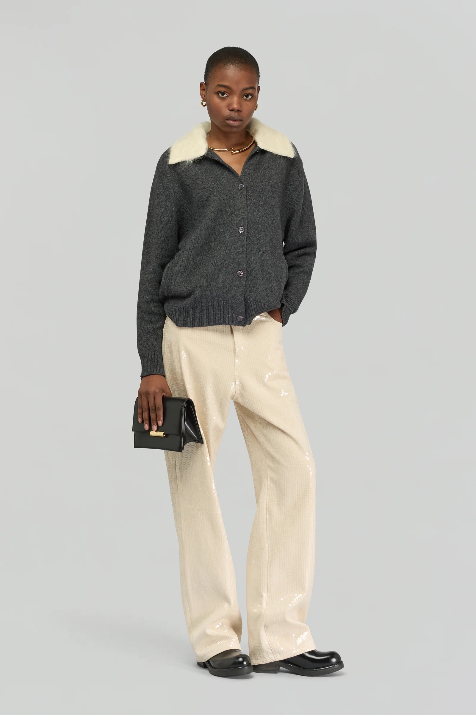 Inocencia Grey Cardigan