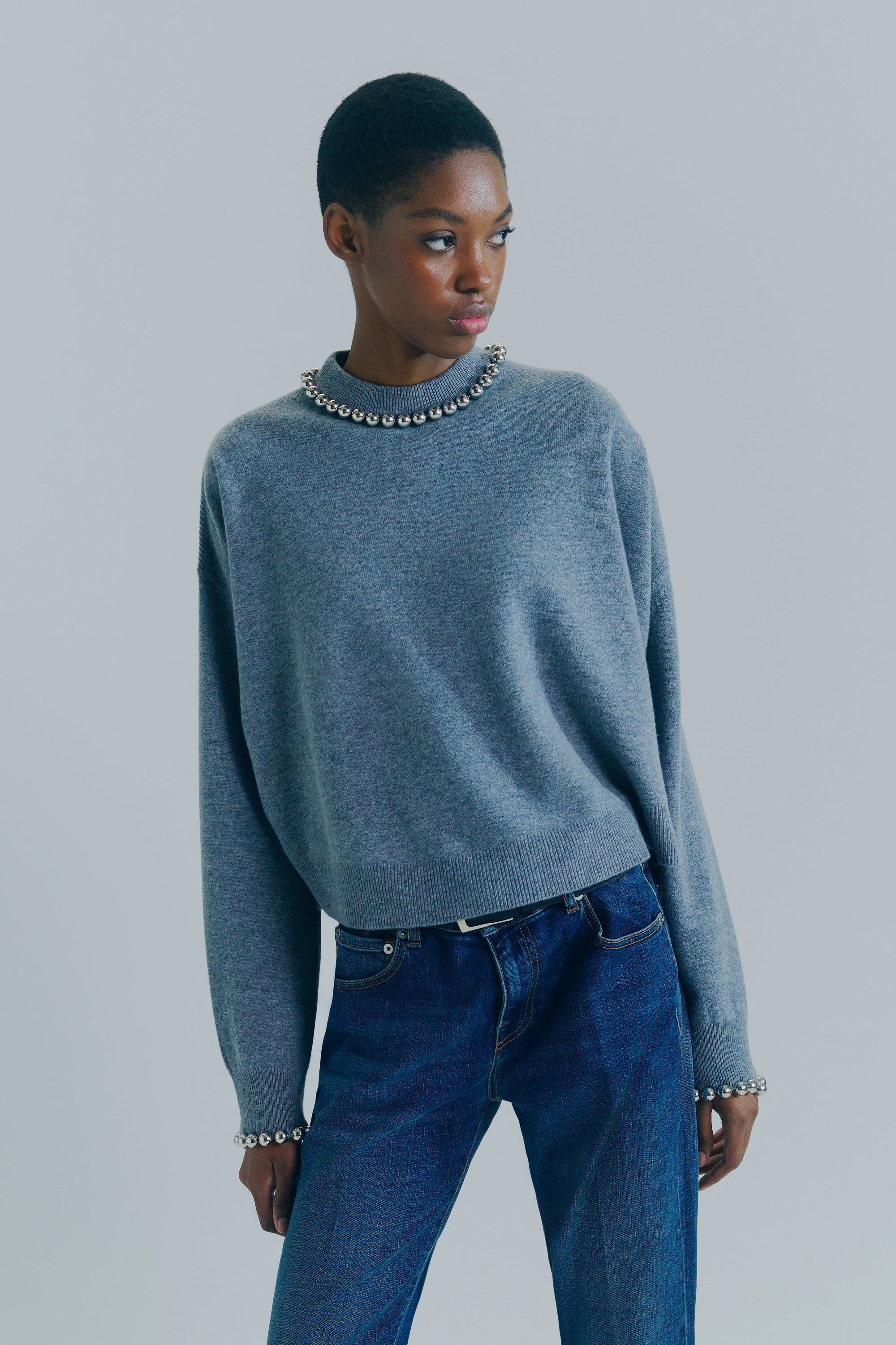 Knitwear With Embroidered Appliques