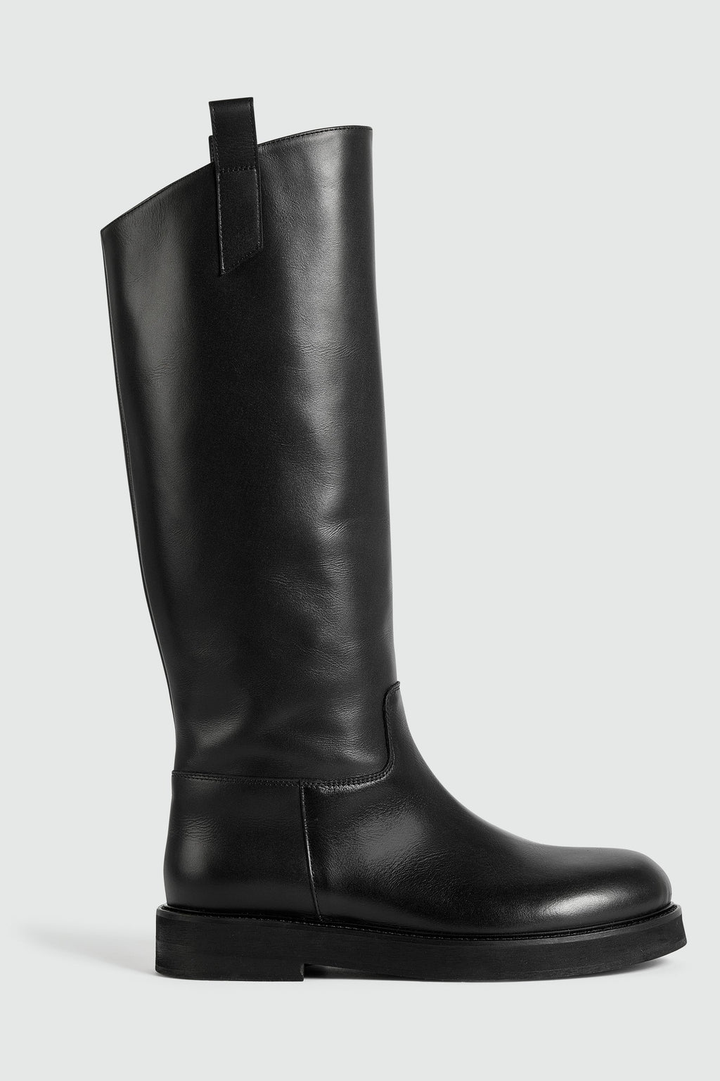 Leather Biker Boots
