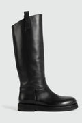 Leather Biker Boots