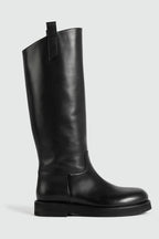 Leather Biker Boots