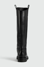 Leather Biker Boots