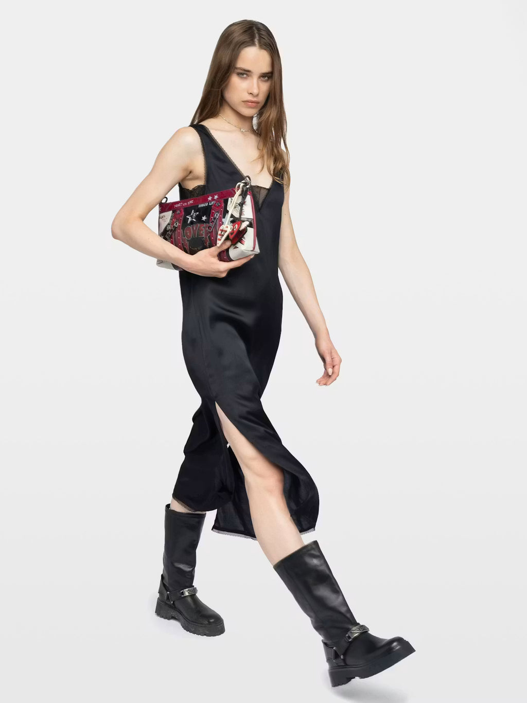 Renzo Satin Dress
