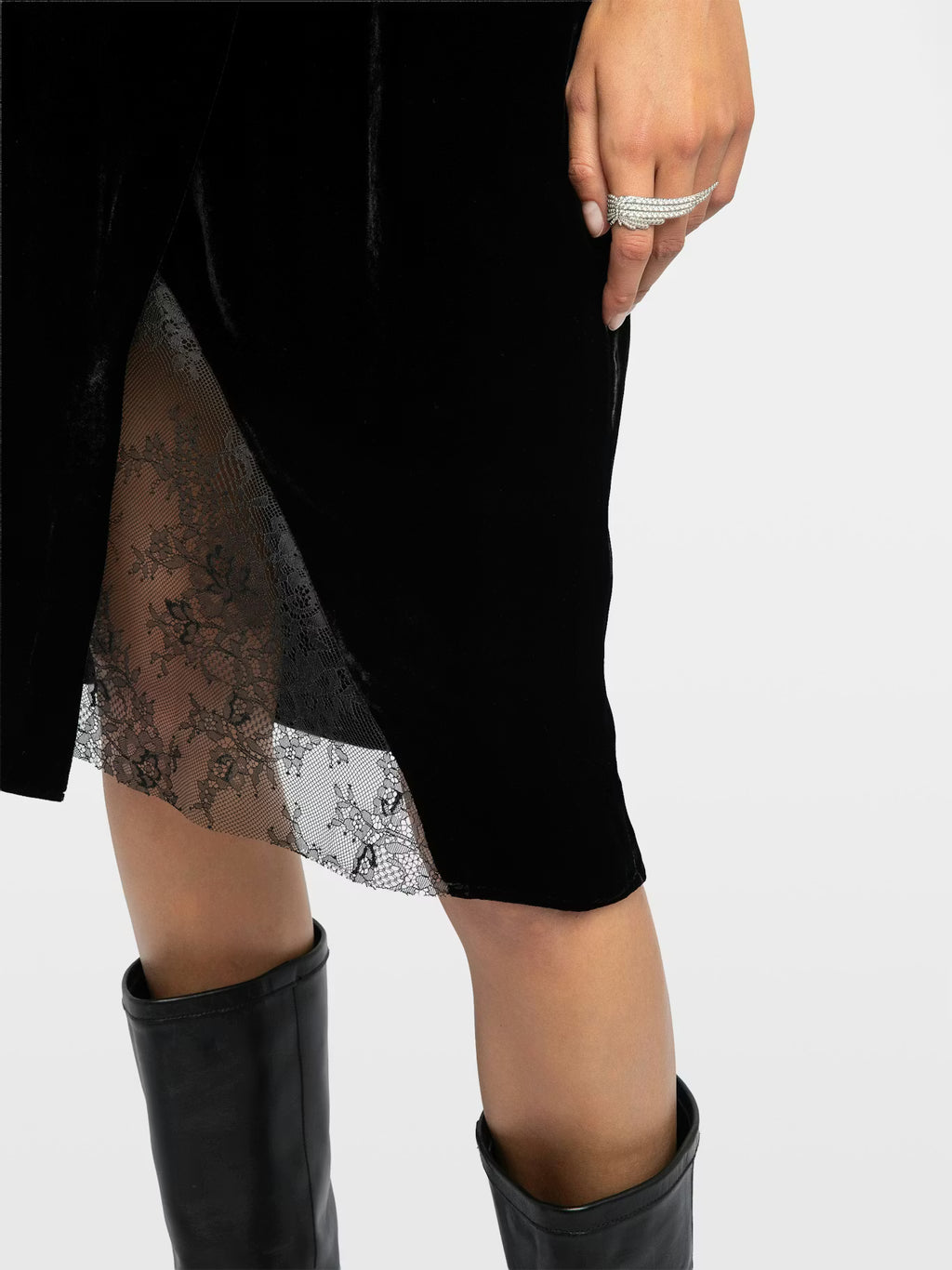 Julen Velvet Skirt