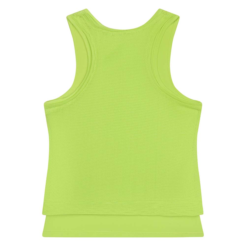 Bi-Material Green Vest