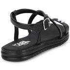 Buckled Leather Sandals