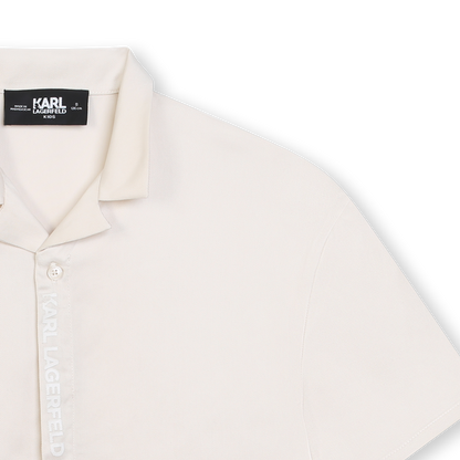 Ecru Short Sleeve Shirt