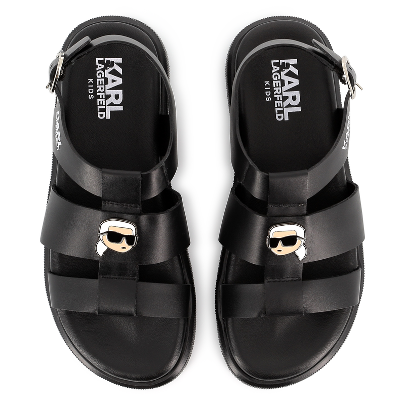 Buckled Leather Sandals