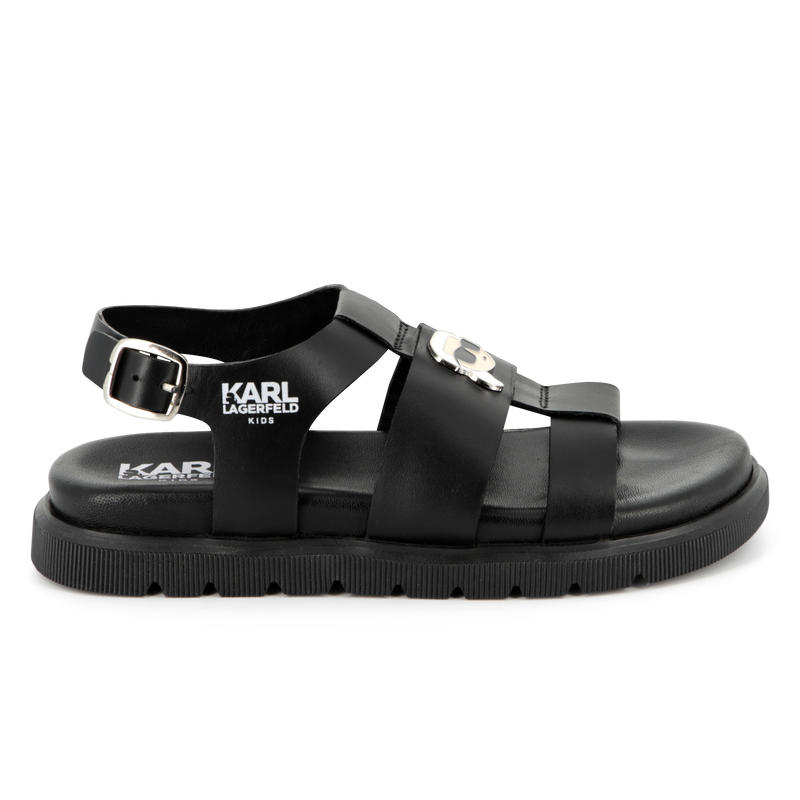 Buckled Leather Sandals