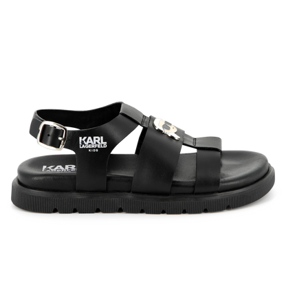 Buckled Leather Sandals