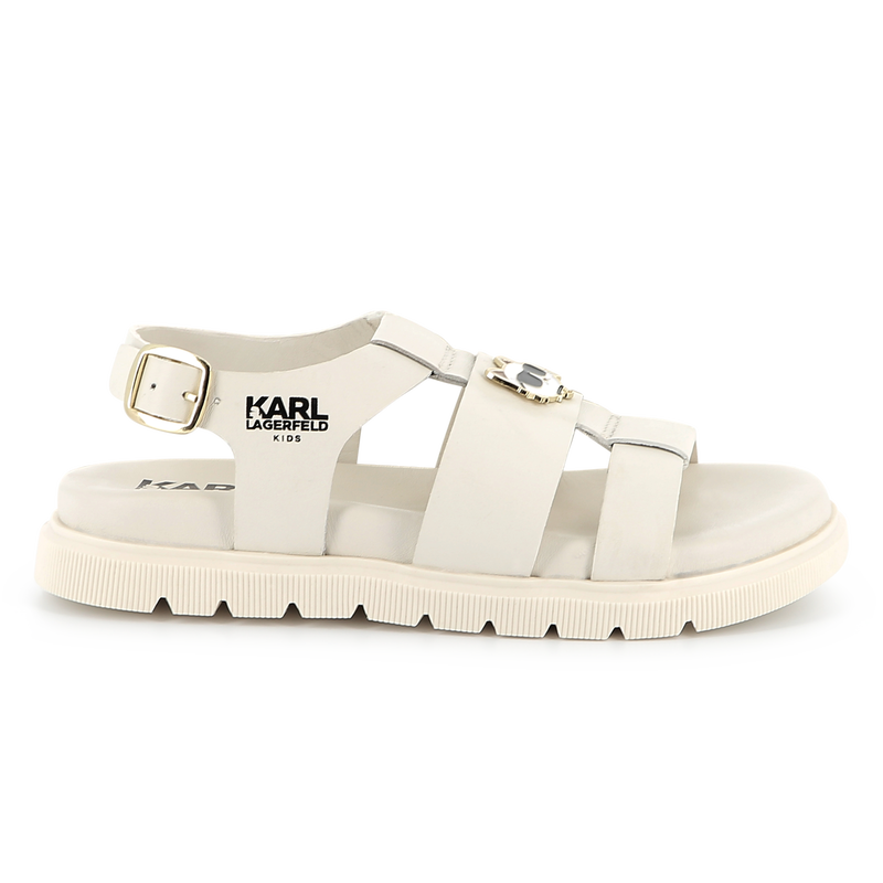 White Leather Sandals
