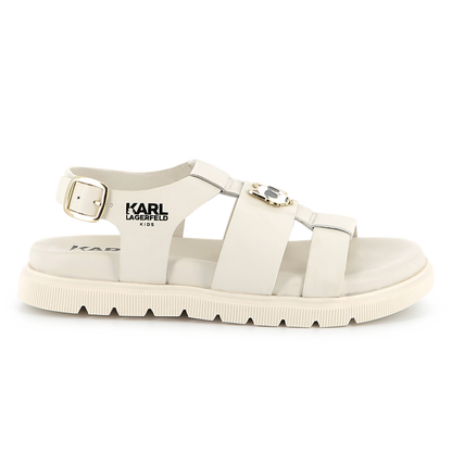 White Leather Sandals