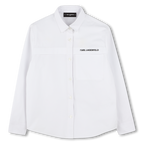 Long-Sleeved White Shirt