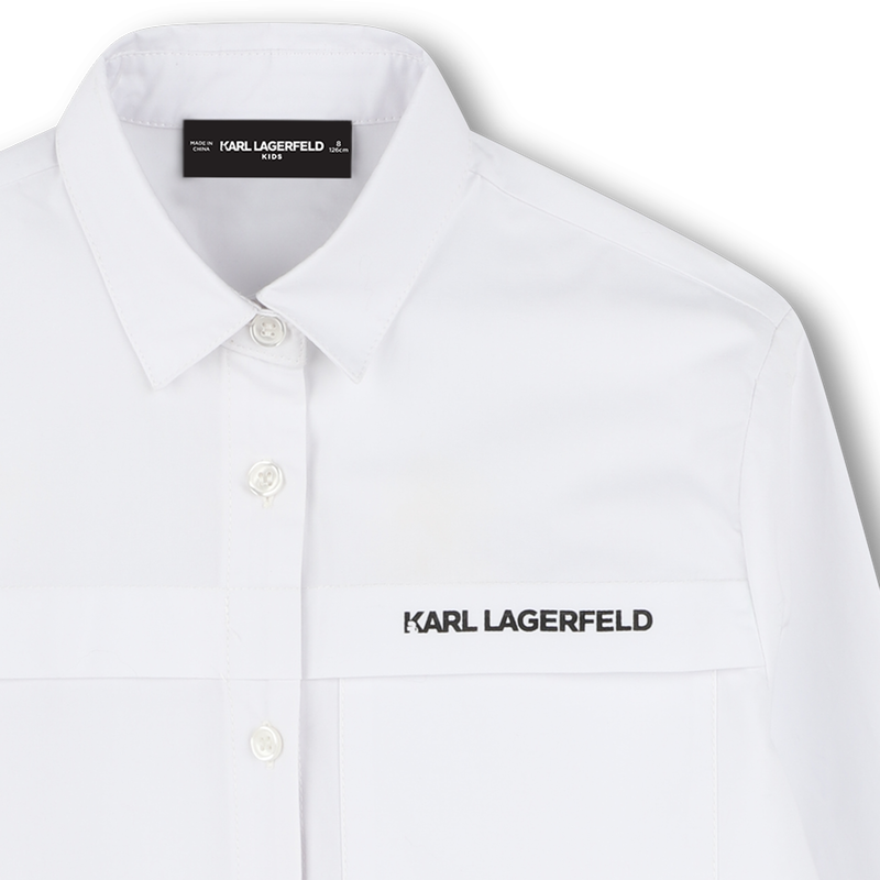 Long-Sleeved White Shirt