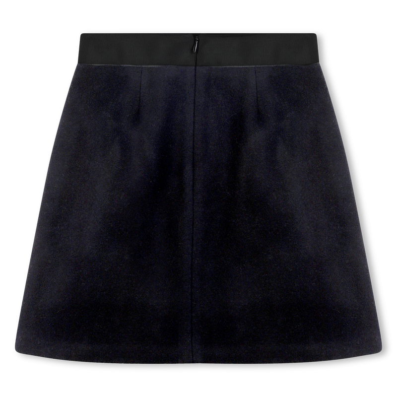 Logo-Waist Short Skirt