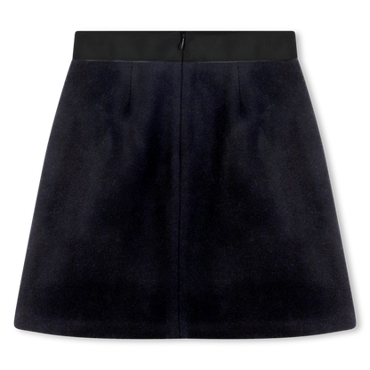 Logo-Waist Short Skirt
