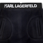 Logo-Waist Short Skirt