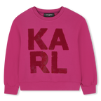 Pink Long-Sleeve Sweatshirt