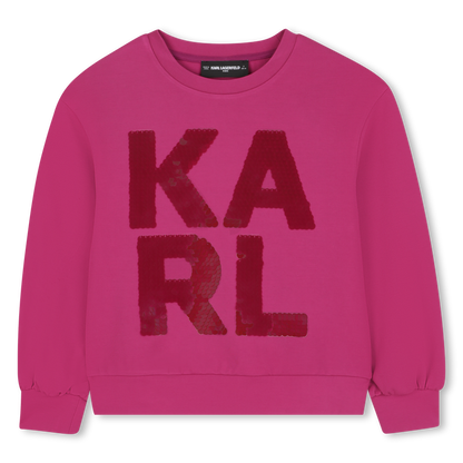Pink Long-Sleeve Sweatshirt