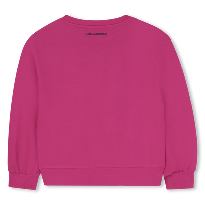 Pink Long-Sleeve Sweatshirt