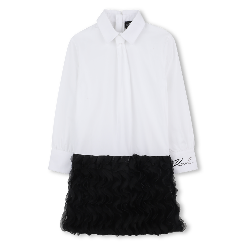Black And White Shirt Dress