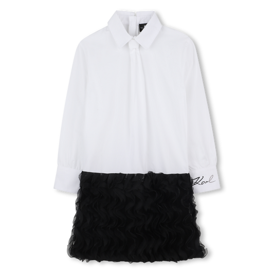 Black And White Shirt Dress