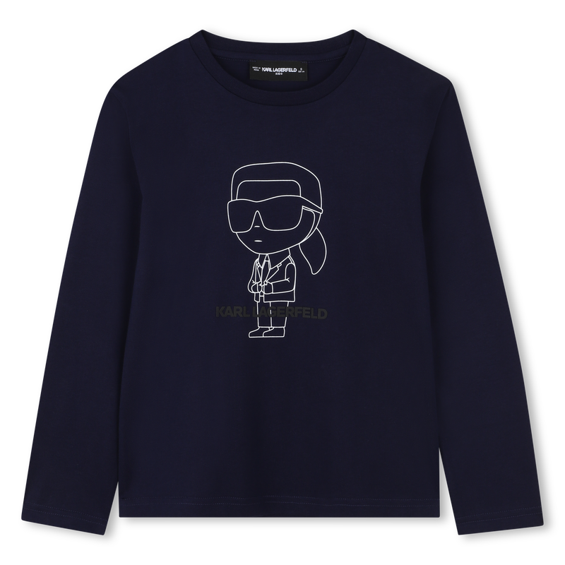 Blue Long-Sleeve T-Shirt