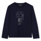 Blue Long-Sleeve T-Shirt